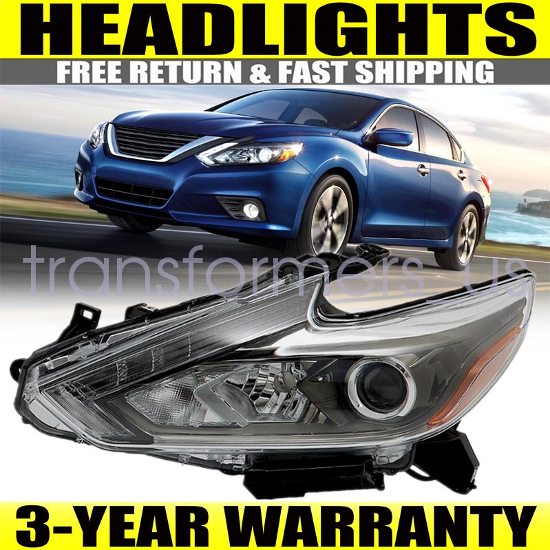 For 2016-2018 Nissan Altima LED Headlight Headlamp With LED DRL Left Driver Side