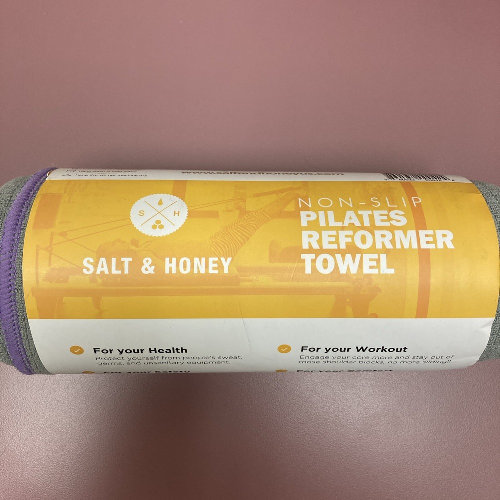 Salt & Honey Non-Slip Pilates Reformer Towel NOS