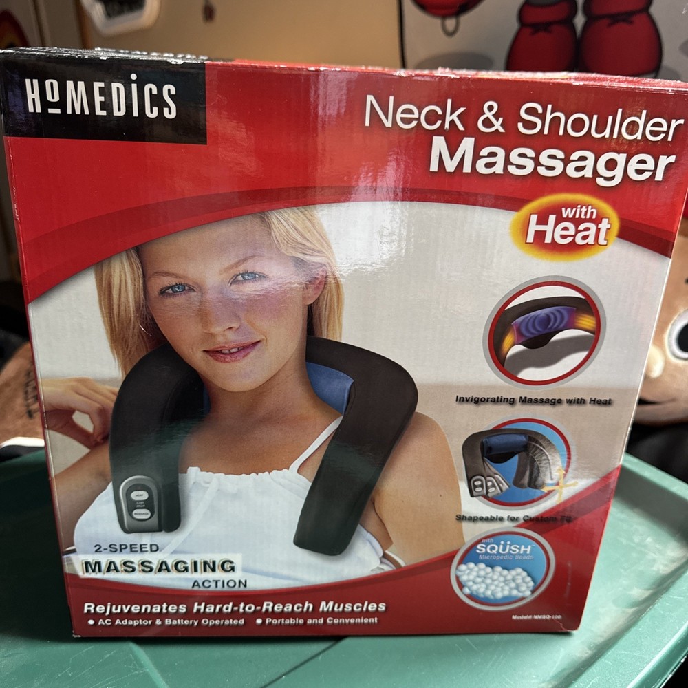 Homedics Therapeutic Neck and Shoulder Massager with Soothing Heat