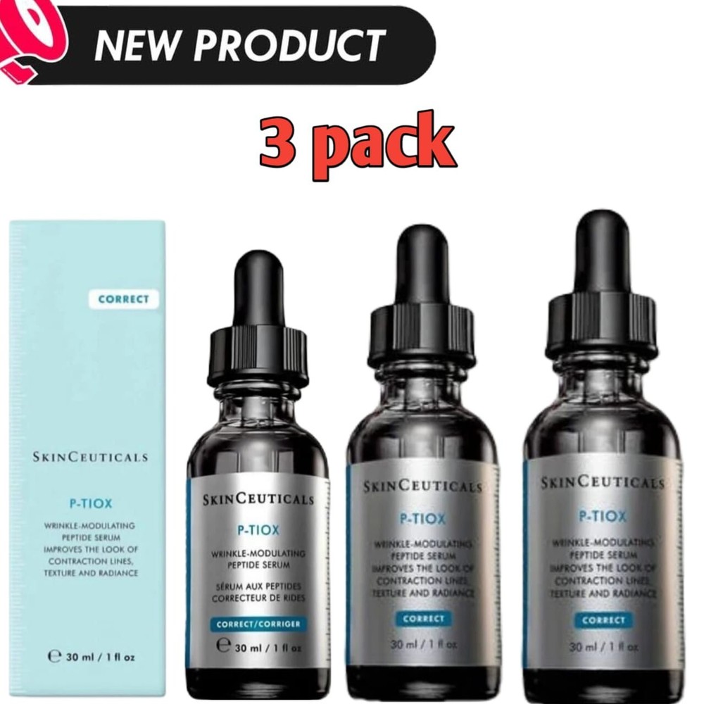 Skinceuticals P-TIOX Wrinkle-Modulating Peptide Serum 1.0oz ( pack of 3)