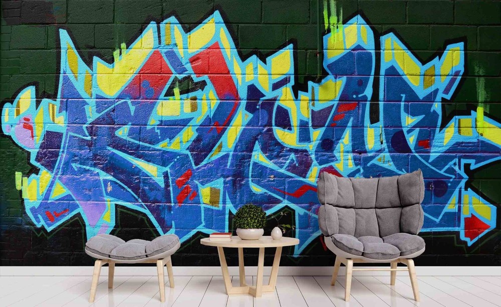 3D Graffiti Art Wall Murals Wallpaper Murals Wall Sticker 10