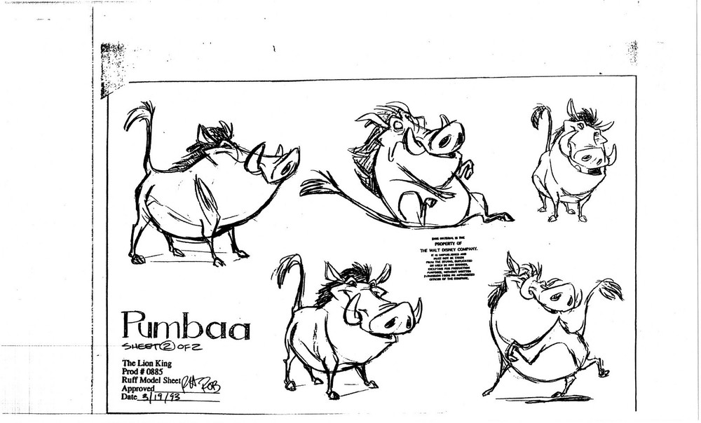 The LION KING Disney Production Model Copy used in 1998 Simba's Pride 405