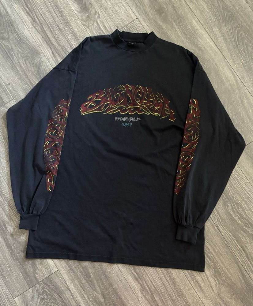 Balenciaga offshore Long sleeve Tshirt