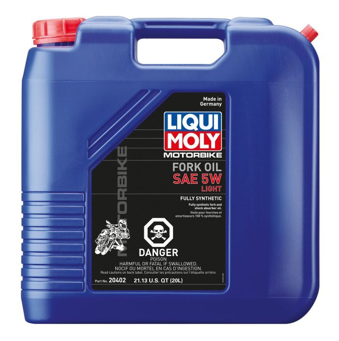 LIQUI MOLY MOTORBIKE FORK OIL 5W LIGHT 20 LITER