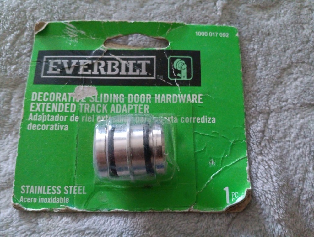 Everbilt Stainless Steel Round Rail Connecting Adapter 14475
