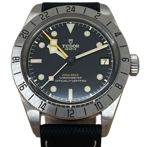 TUDOR Black Bay Pro GMT 79470 39mm Automatic Rubber Strap Full Set