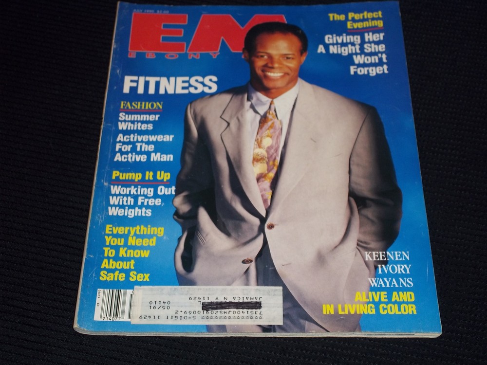 1990 JULY EM EBONY MEN MAGAZINE - KEENEN IVORY WAYANS FRONT COVER - H 8620