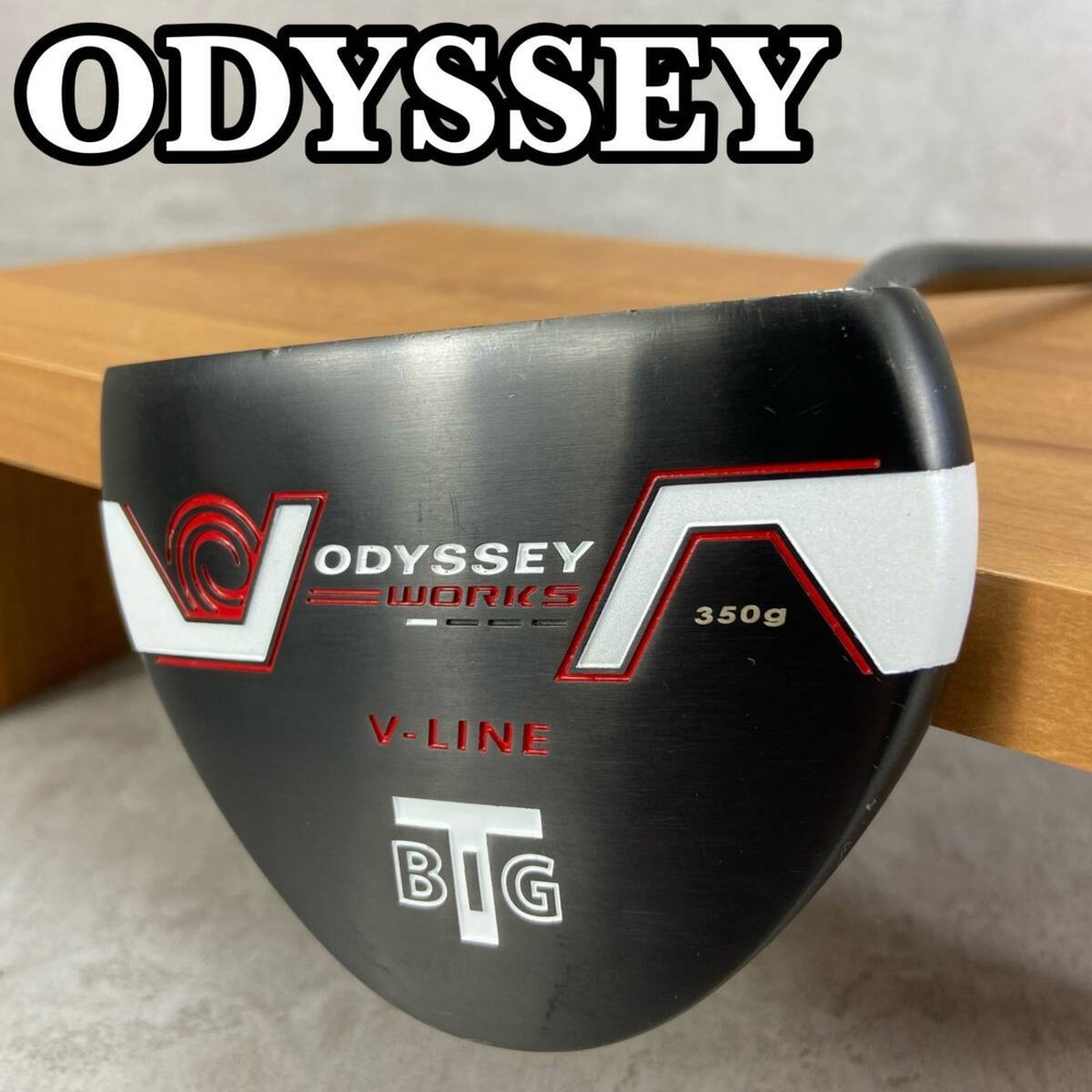 Odyssey Works V-Line Big Putter Carbon Pt Mallet Golf Club Japan Model  