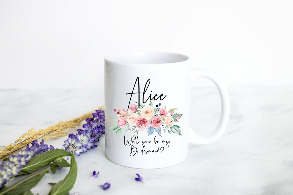 Bridesmaid Proposal Bridesmaid Mug Custom Personalized Mug Bridesmaid Gift