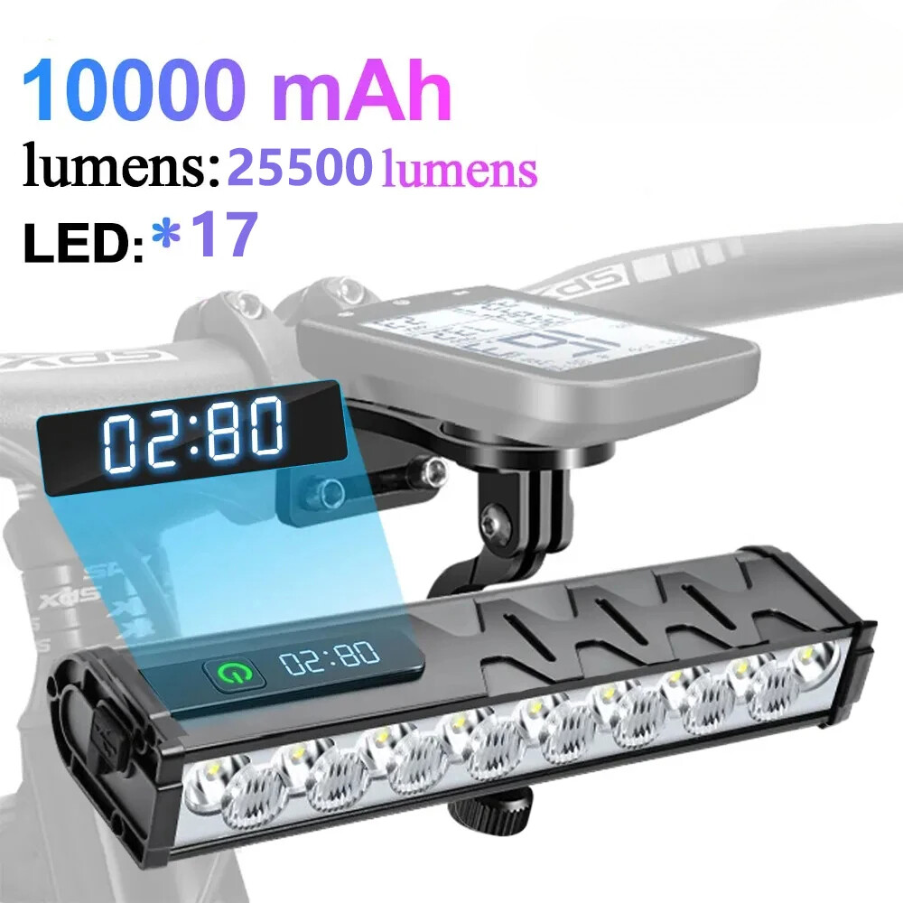 Waterproof USB Rechargeable Bicycle Front Light for Cycling