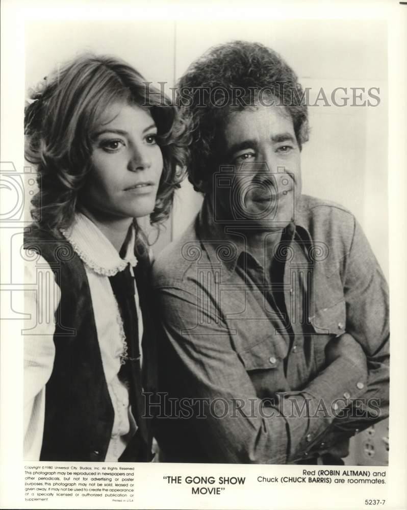 1980 Press Photo Robin Altman & Chuck Barris in 