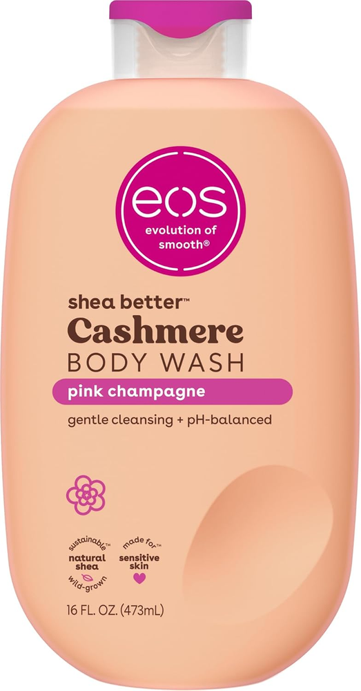 Shea Better Cashmere Body Wash in Pink Champagne - Moisturizing 16 FL OZ
