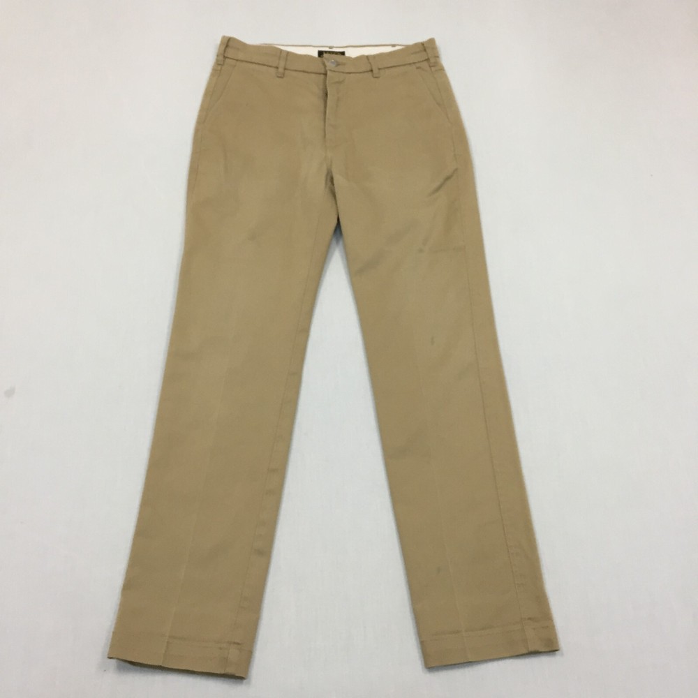 Levis Sta Prest Trousers Mens W30 L32 Straight Fit Chino Beige