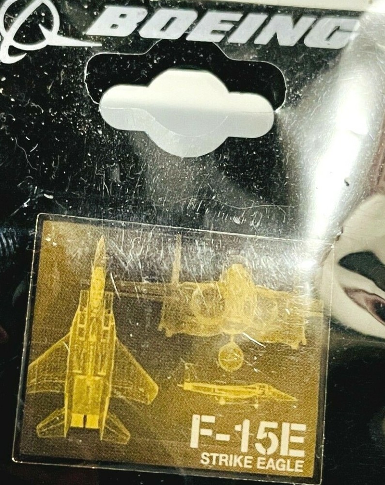 Rare Boeing F-15E Strike Eagle Lapel Pin Badge Rare Sealed in Pkg