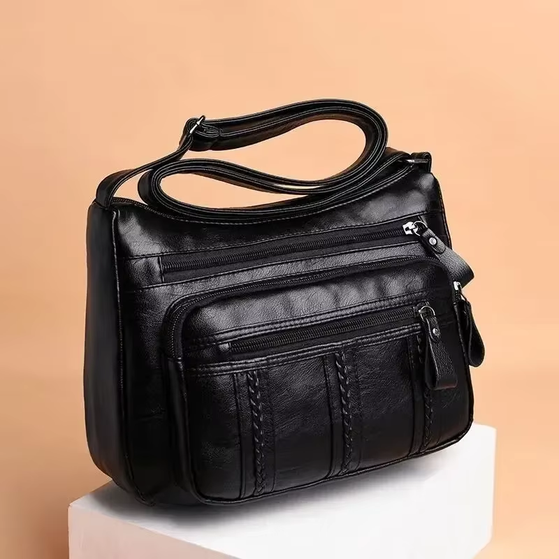 2025 New Collection Lightweight Multi Layer Shoulder Bag for Women Spacious Tote