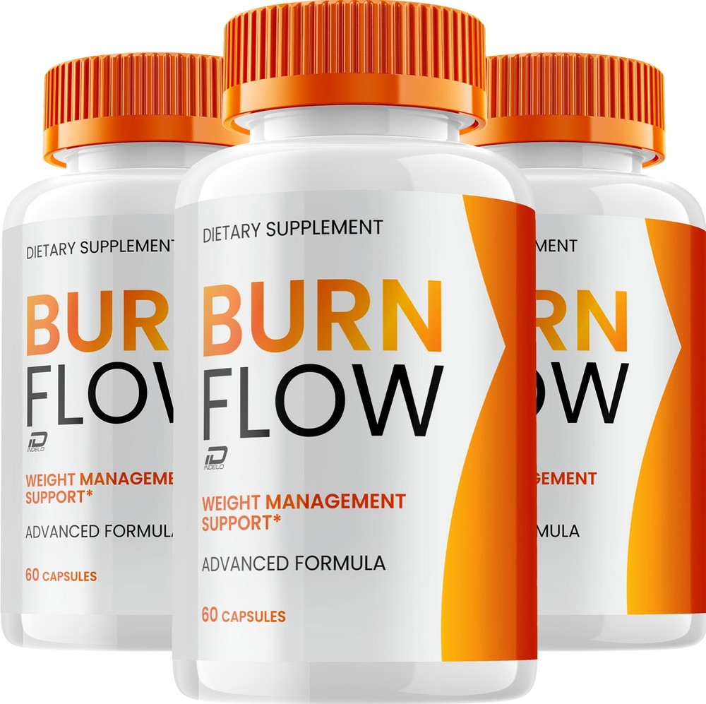 (3 Pack) Burn Flow Keto Capsules – BurnFlow Pills Advanced Formula Natural Blend
