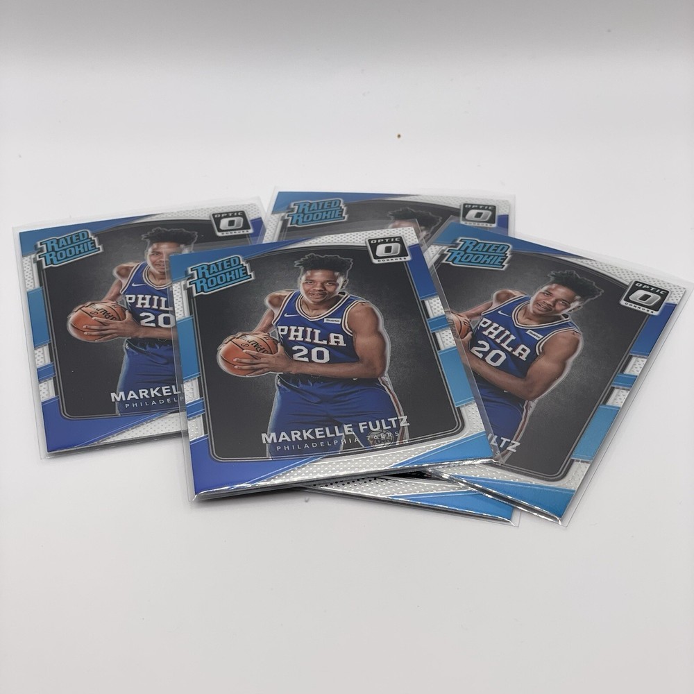 Markelle Fultz 2017-18 Donruss Optic Rookie Card Lot of 5 Featuring Iconic #200 Design Perfect for Collectors and Fans