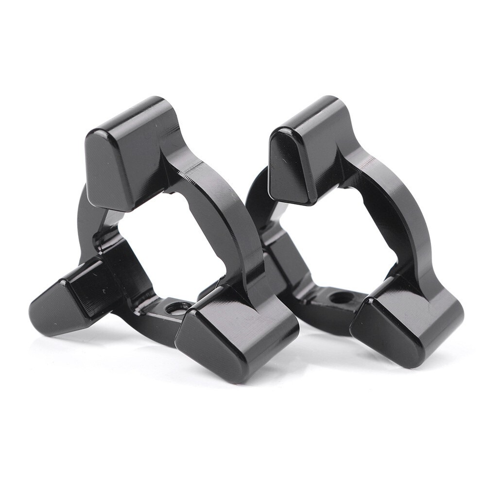 17mm Universal Motorcycle Fork Preload Adjusters Fit Harley Honda Yamaha in Black