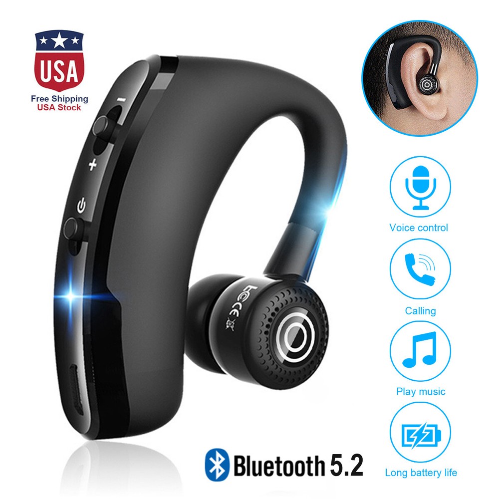 Bluetooth 5.3 Wireless Headset TWS Earphones Earbuds Stereo Headphones Ear Hook