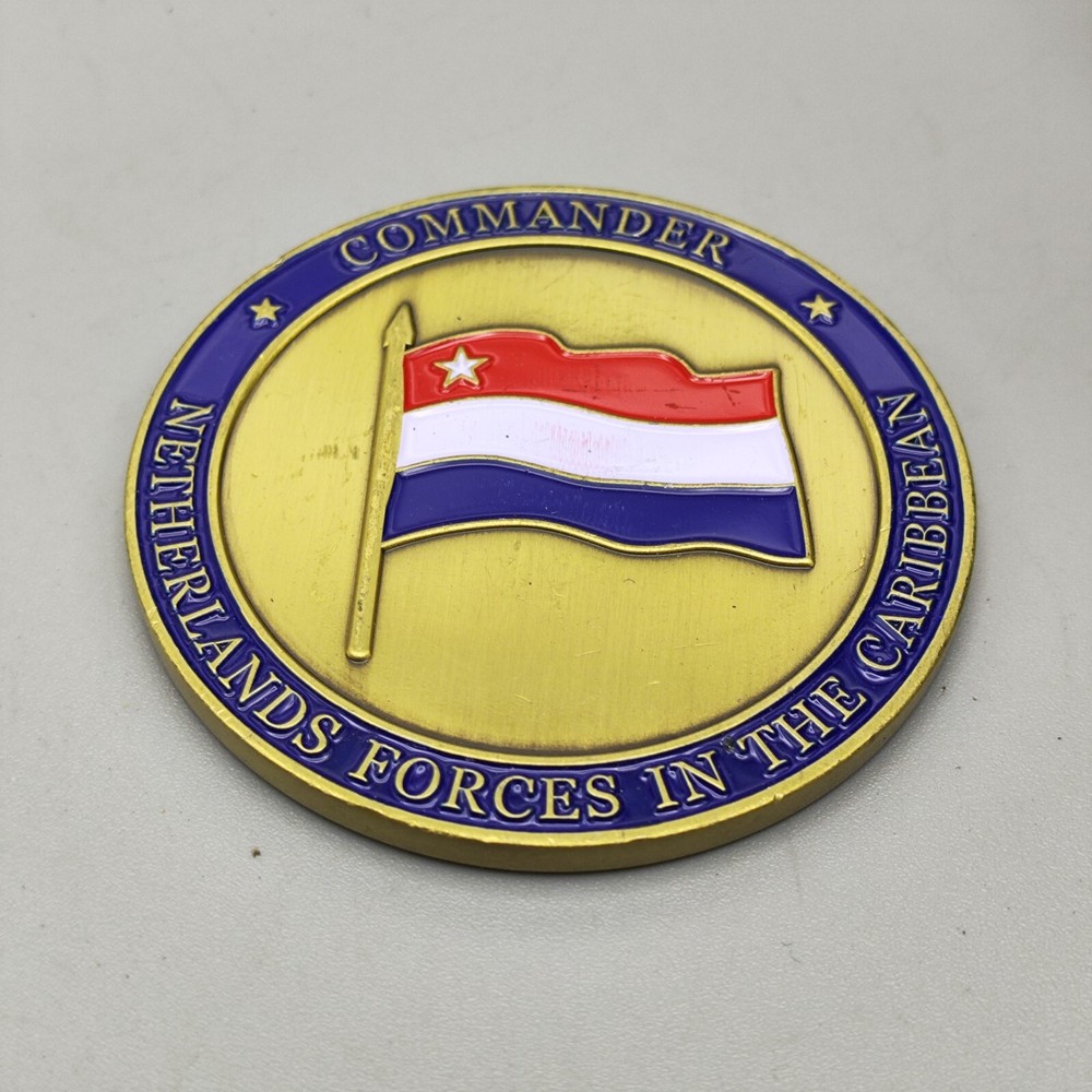 Netherlands Challenge Coin CZMCARIB Chef Der Equipage
