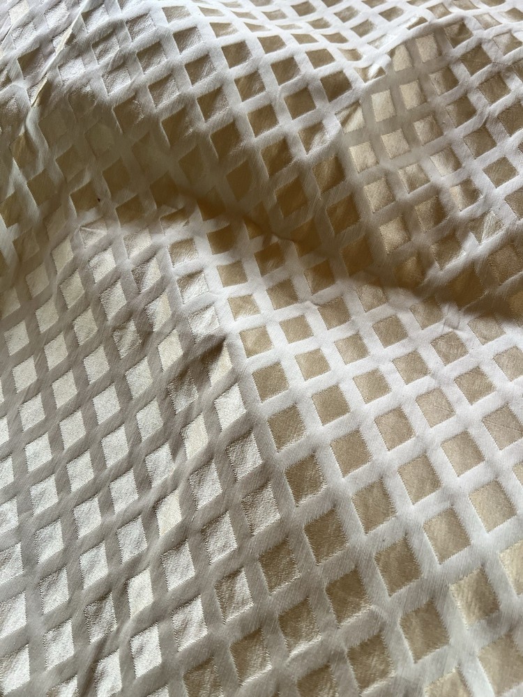 Vintage Rubelli silk color beige scampolo 130 cm x 150 cm € 145