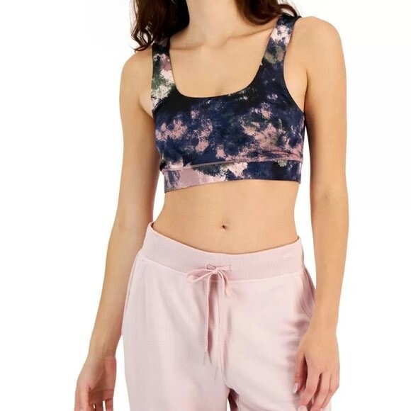 Jenni Women's Square-Neck Bralette in Fall Tie-dye Size XXL NEW