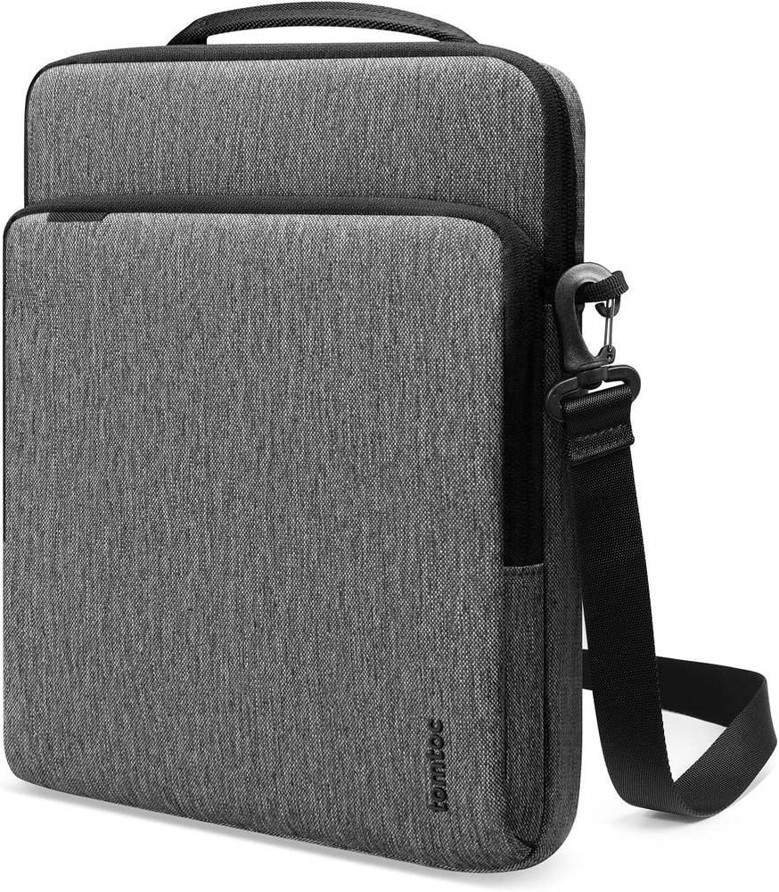 tomtoc Tablet Shoulder Bag for New 11 Inch iPad Pro 11 inch Tablet, Gray