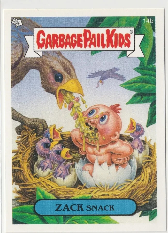 Zack Snack Garbage Pail Kids GPK 2006 ANS5 Series 5 Card #14b