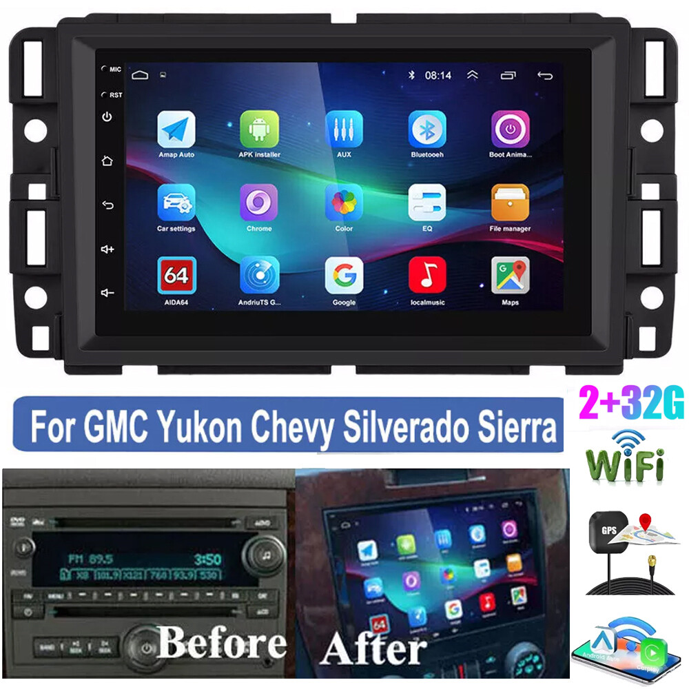 Android 13 Car Stereo with GPS & Camera for GMC Yukon Chevy Silverado Sierra
