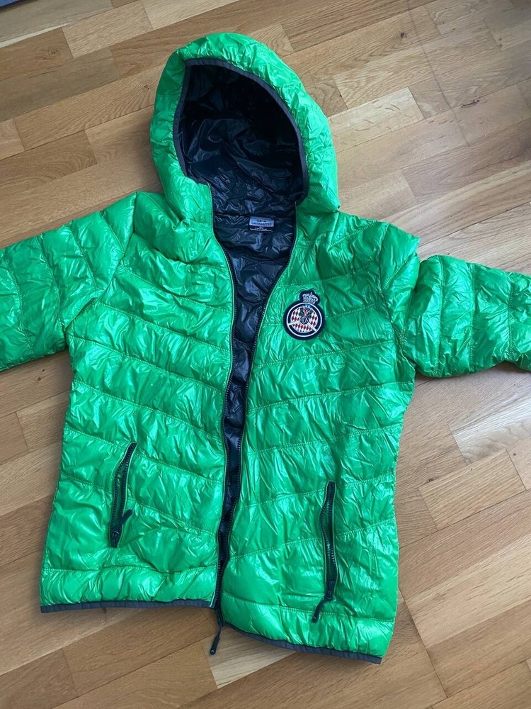 Monaco Grand Prix Green Down Jacket for Men Size L
