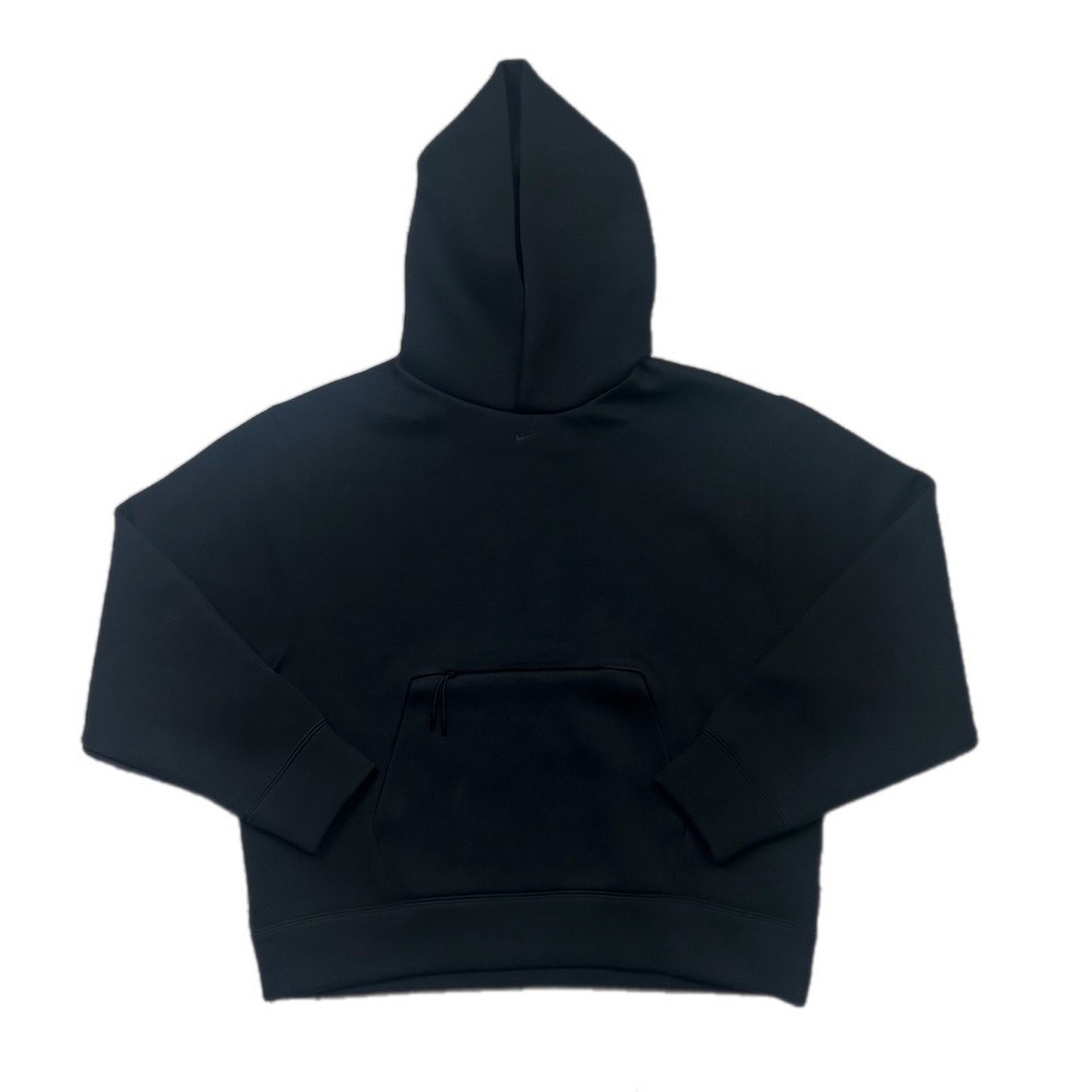 Nike Tech Fleece Oversized Heavyweight Center Logo Hoodie HM9789-010 Black