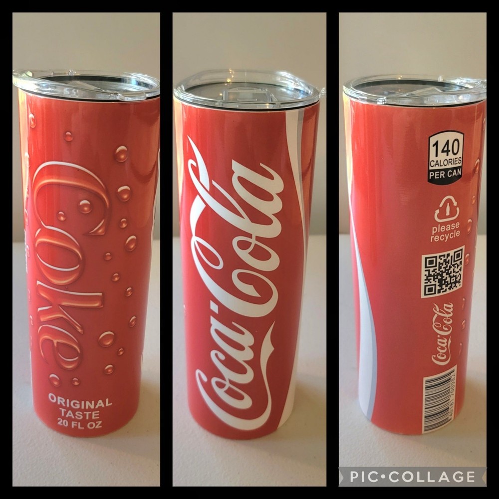 Insulated Coca Cola Tumbler with Straw