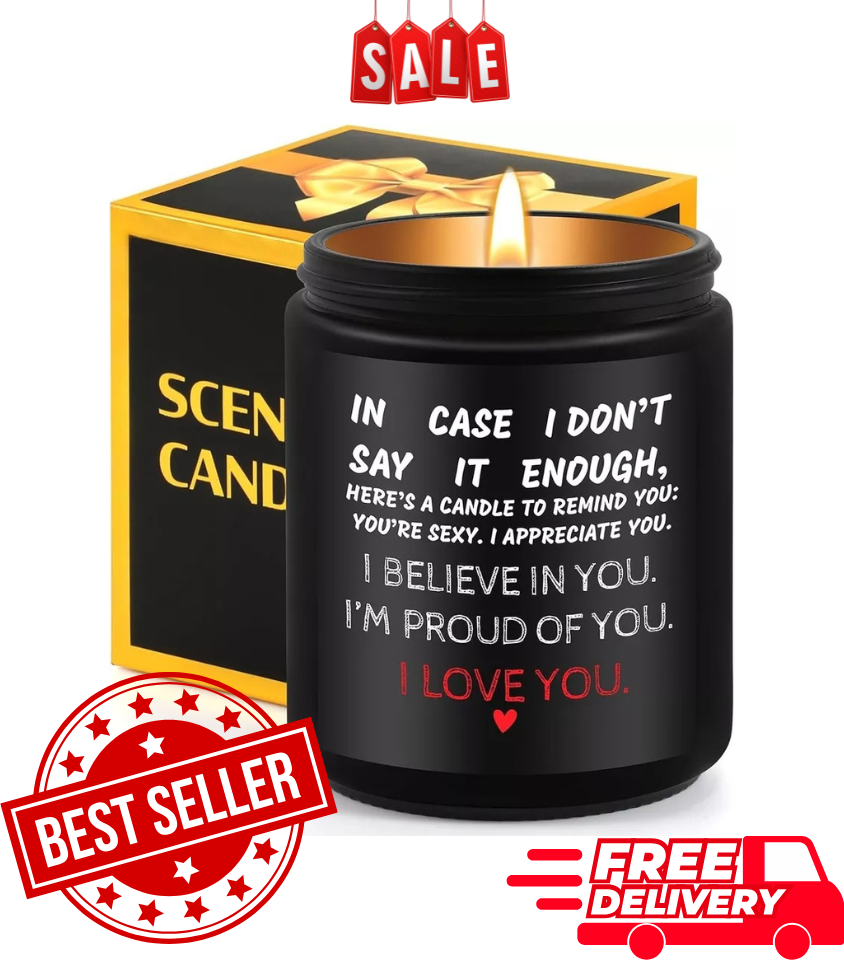 Valentines Day Gift Candles, Wife Romantic Valentine Present For Her I Love You-image