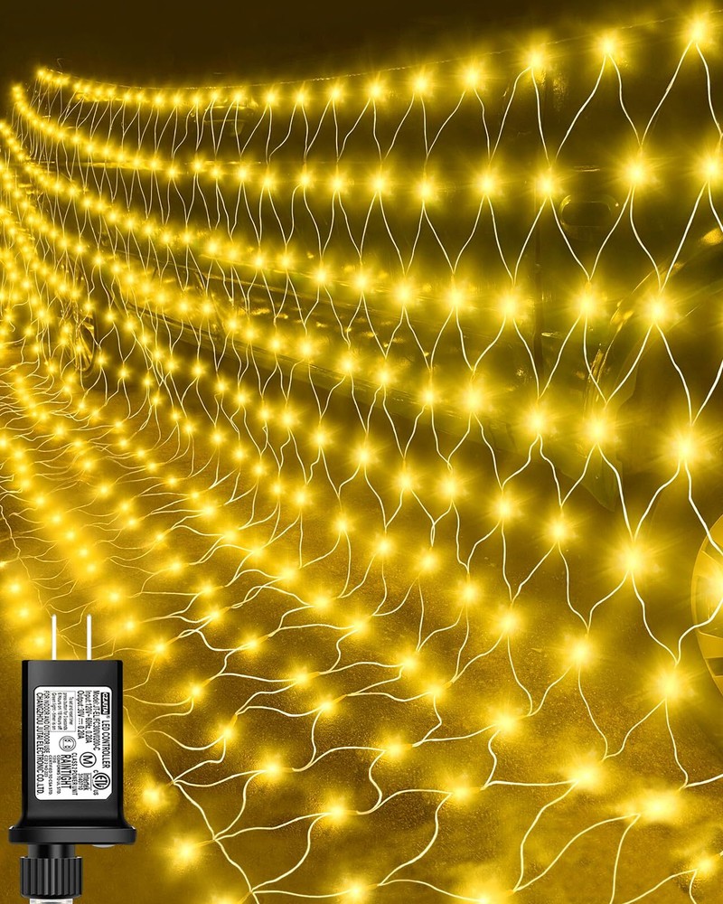 200 LED Christmas Net Lights 9.8ft x 6.6ft with 8 Modes