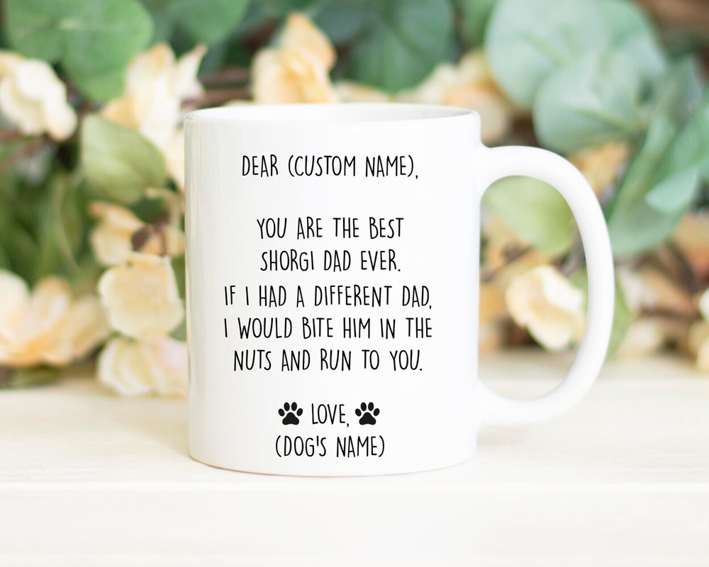 Shorgi Mug Best Shorgi Gift Funny Mug For Shorgi Dad Shorgi Gift For Men