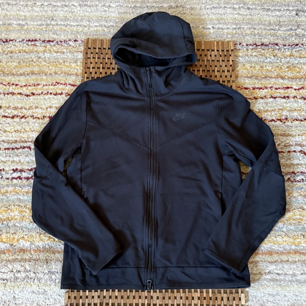Nike Tech Fleece Hoodie Hoody Jacket Black Full Zip Men's Size Medium M