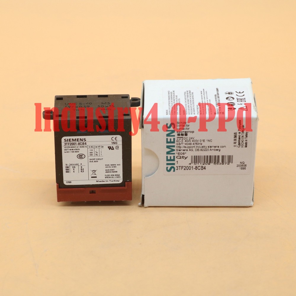 1PC NEW Siemens 3TF2001-8CB4 3TF2001-8CB4 AC Contactor 24Vdc FAST SHIP#XR