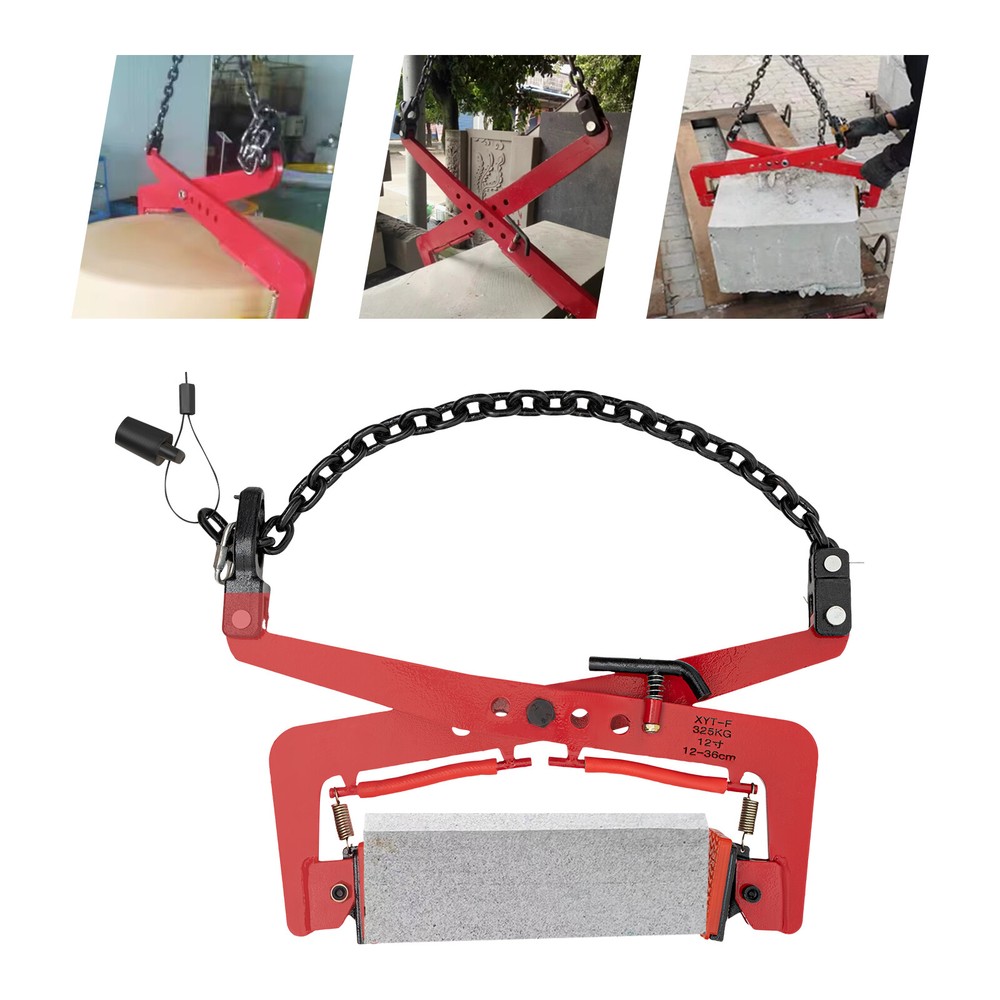 Steel Plate Clamp for Glass Slabs Metal Sheets Granite Stone Lifting Pliers