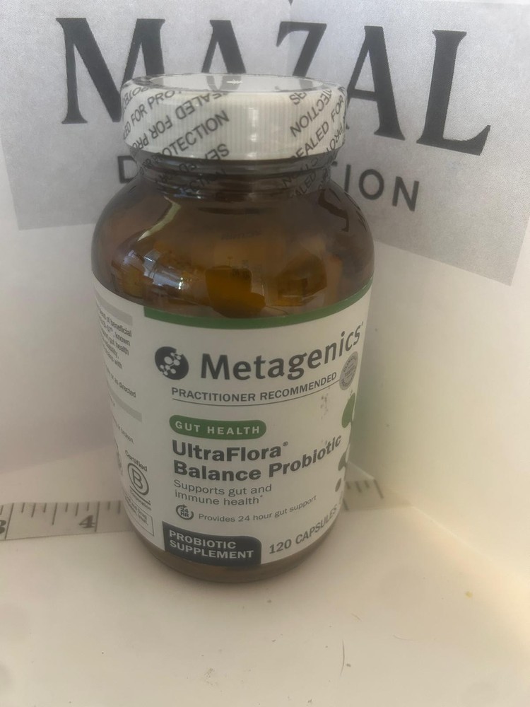 Metagenics UltraFlora Balance Probiotic 120 Capsules for Digestive Health