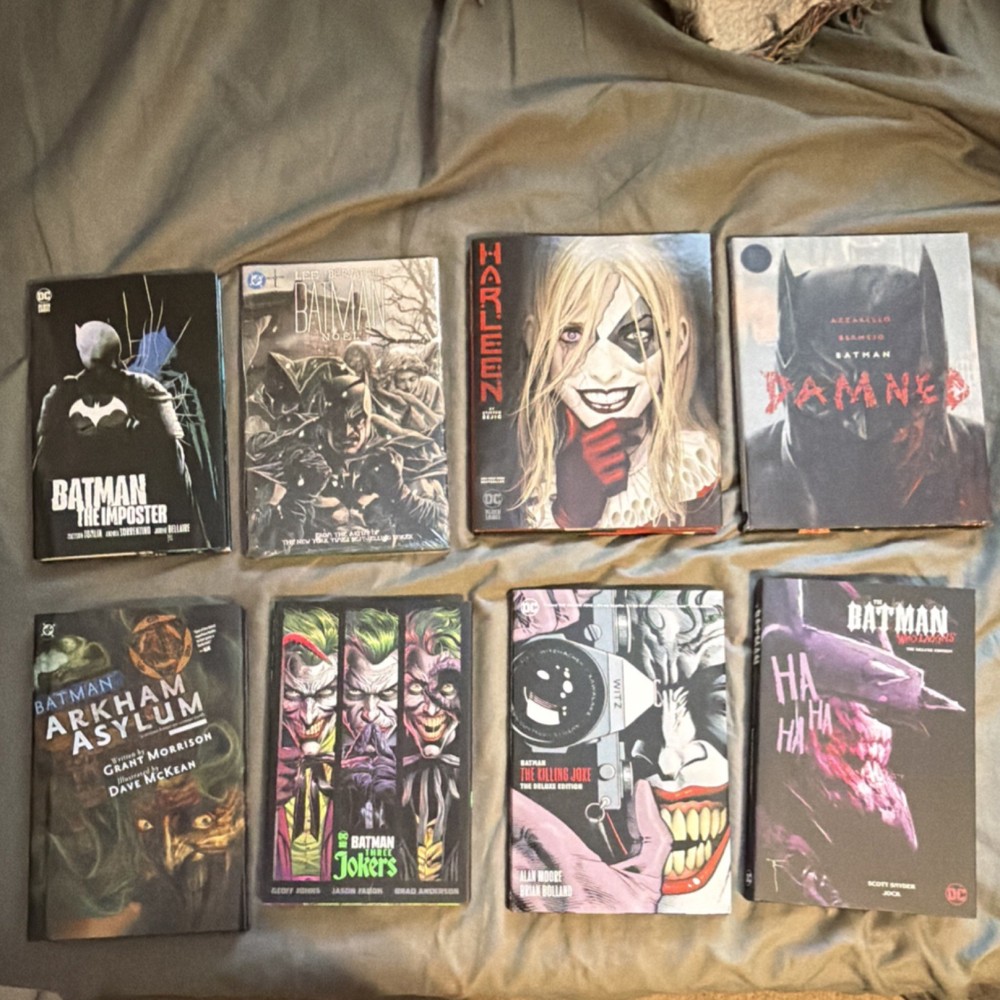 DC Comics Batman Graphic Novel Hardcover Deluxe Edition Lot Modern Age