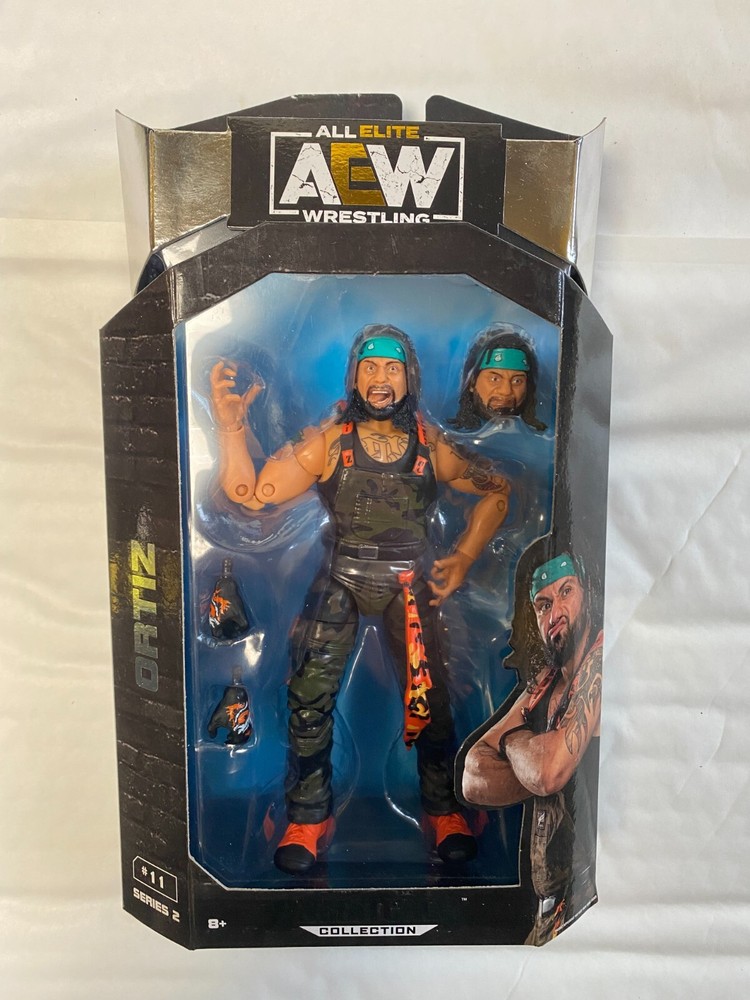 Brand New in Box AEW Ortiz Unmatched Series 2 #11 Wrestling Action Figure by Jazwares – Collectible Wrestling Toy for Fans and Collectors