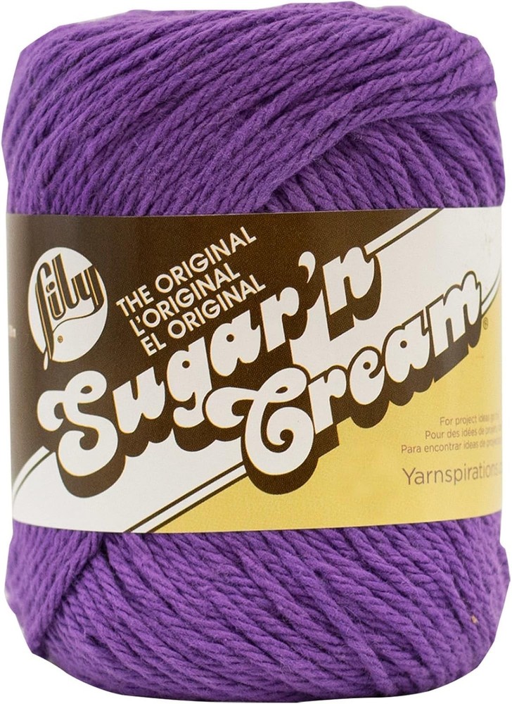 Lily Sugar 'N Cream The Original Solid Yarn 2.5oz Medium 4 Gauge 100% Cotton
