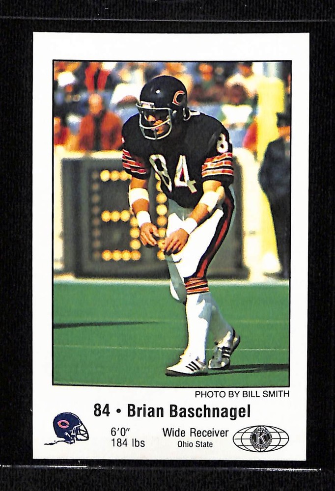 1981 Chicago Bears Police #NNO Brian Baschnagel - NM/MT+ Set Break!