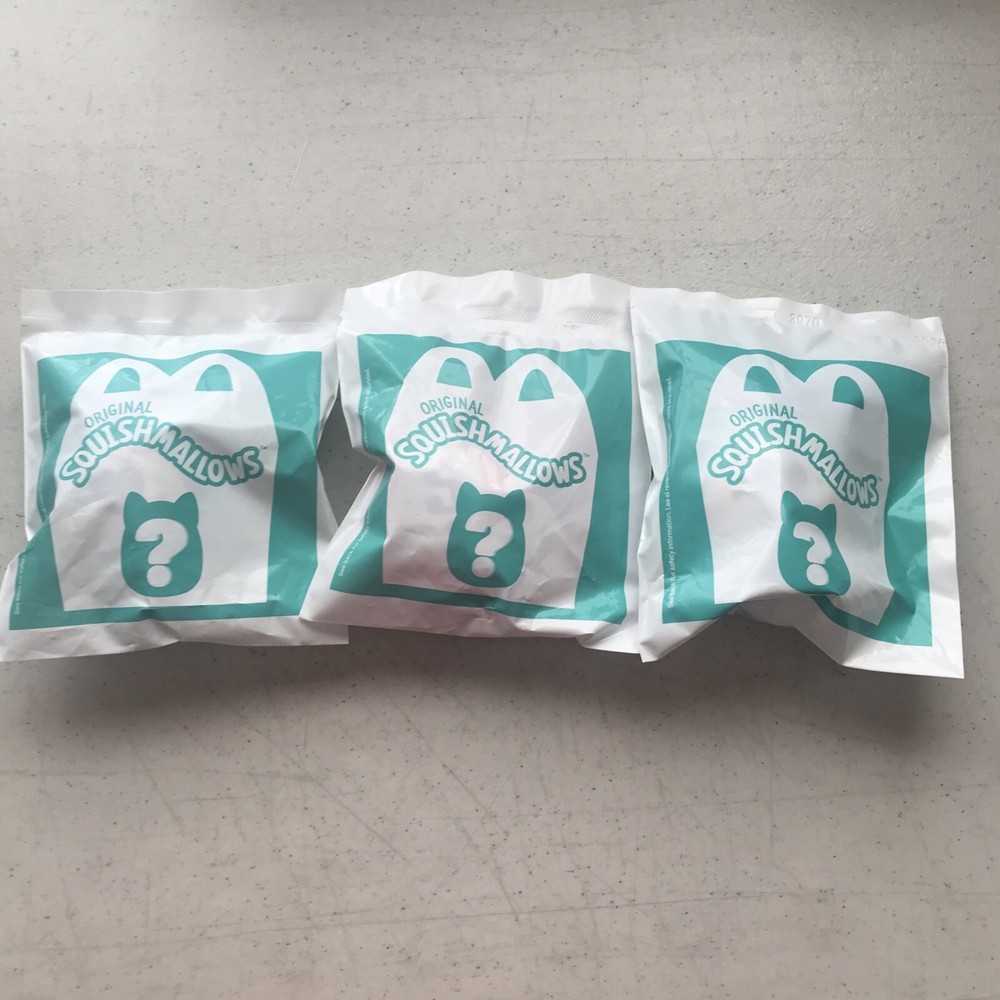 McDonalds Happy Meal Squishmallows Mystery Plush Toy 3-Pack