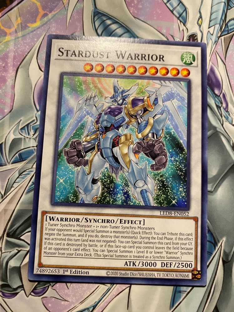 Stardust Warrior LED8-EN052 Legendary Duelists: Synchro Storm 1st Edition