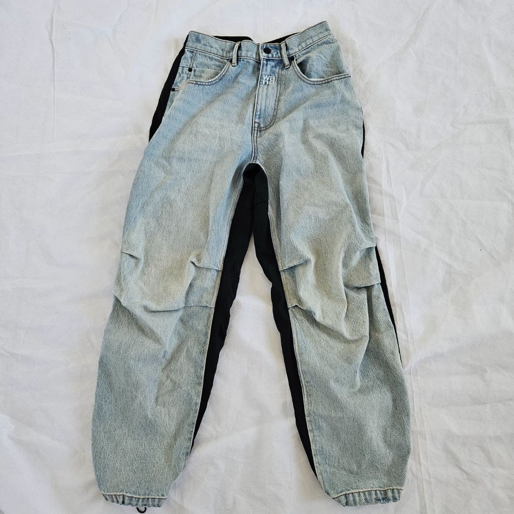 Alexander Wang Blue Double Front Carpenter Jeans