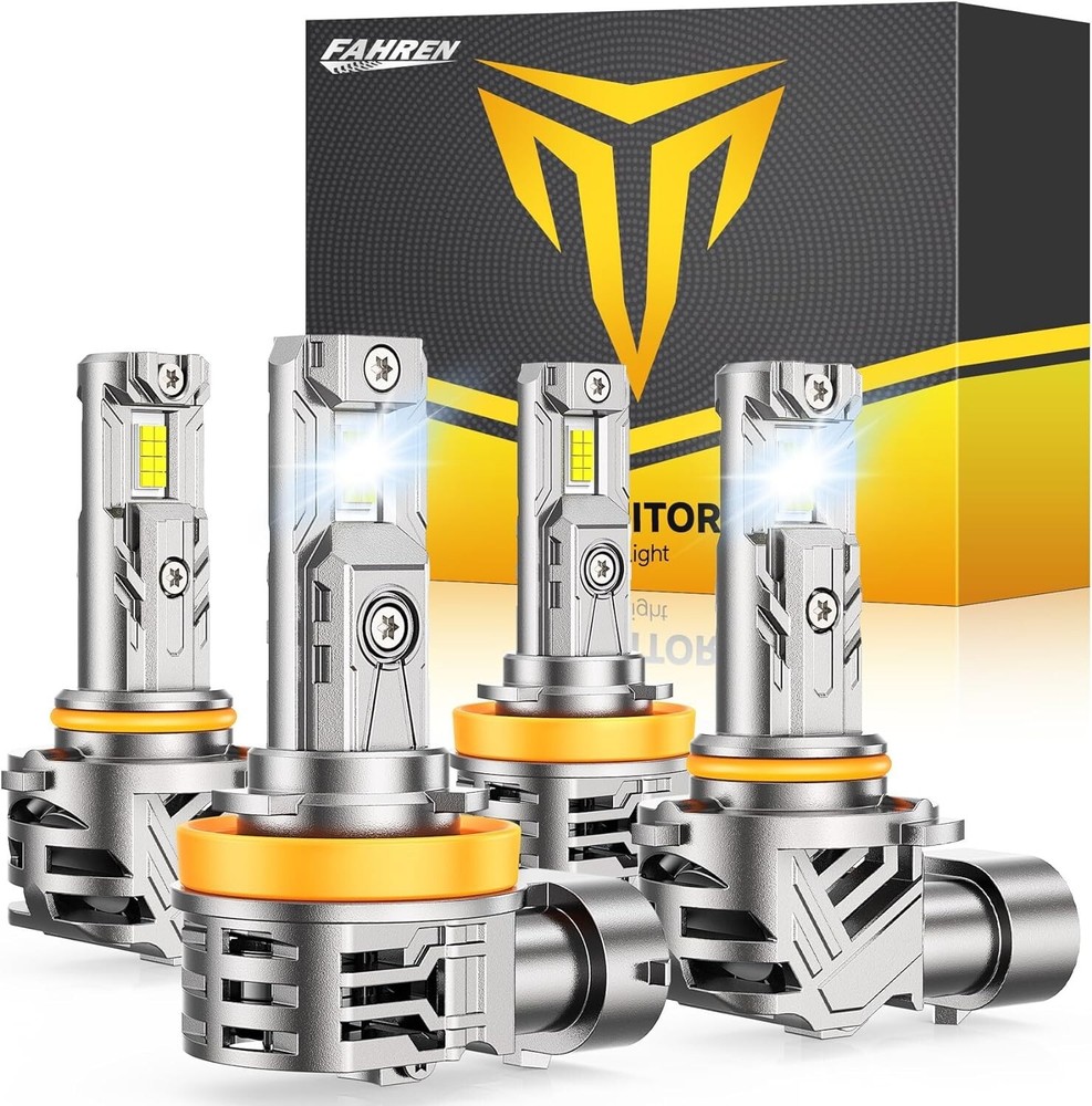 All-in-One H11/H9/H8 9005 LED Bulb Set - 99% Compatibility, Ultra-Bright 50000LM