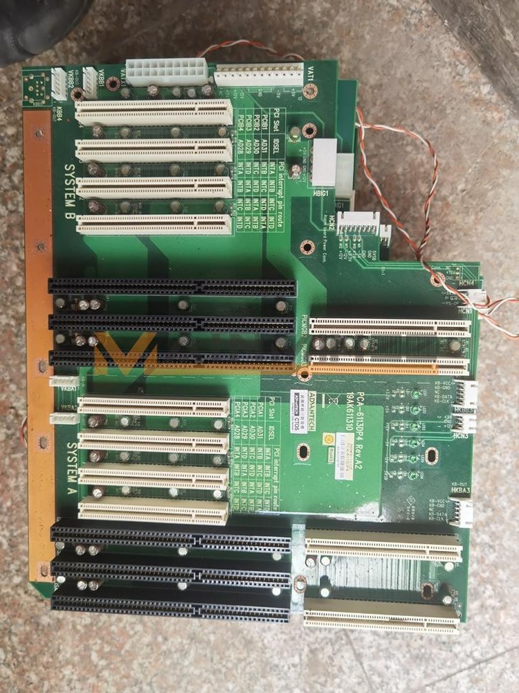 One Used Advantech PCA-6113DP4 Rev.A2 Industrial Computer Backboard IPC-610