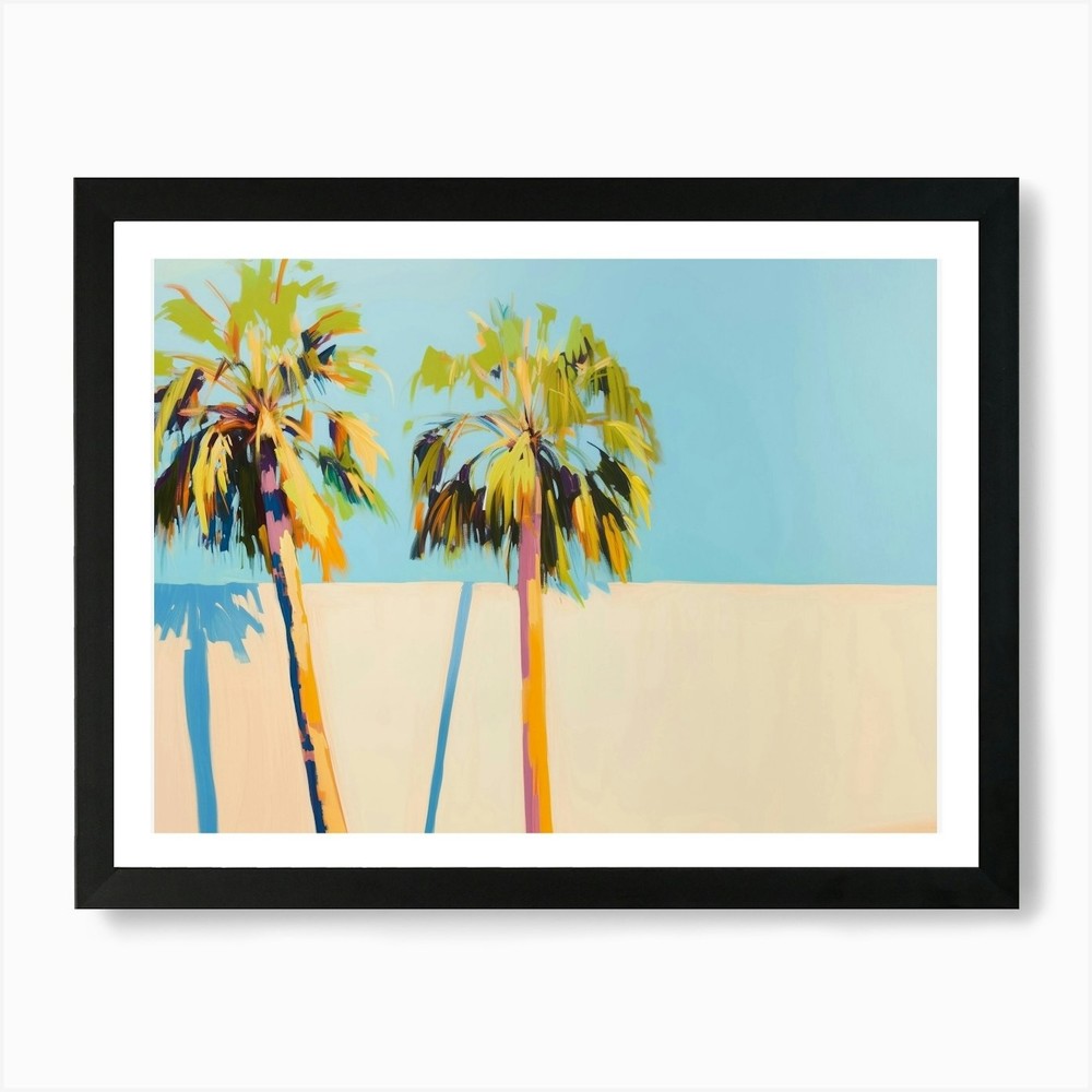 Minimalist Palm Trees Art Print Framed Wall Art Poster Canvas Print Picture