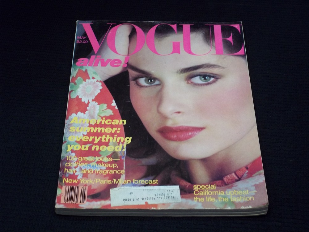 1980 MAY VOGUE MAGAZINE - NASTASSJA KINSKI FASHION FRONT COVER - H 4521